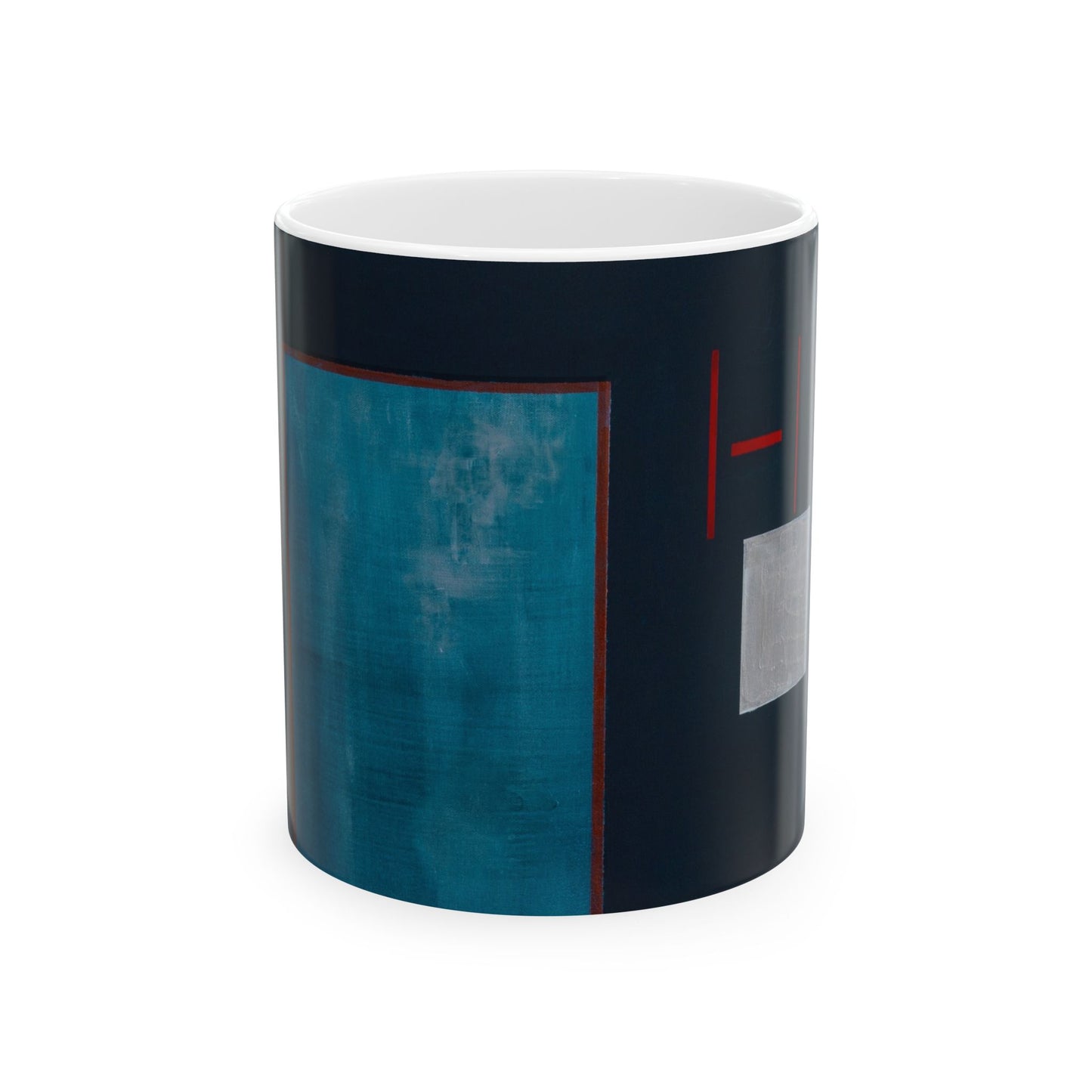 Stylish Ceramic Mug - Modern Art Design for Everyday Use, Coffee Lovers, Gift for Him/Her, Kitchen Decor, Unique Home Office