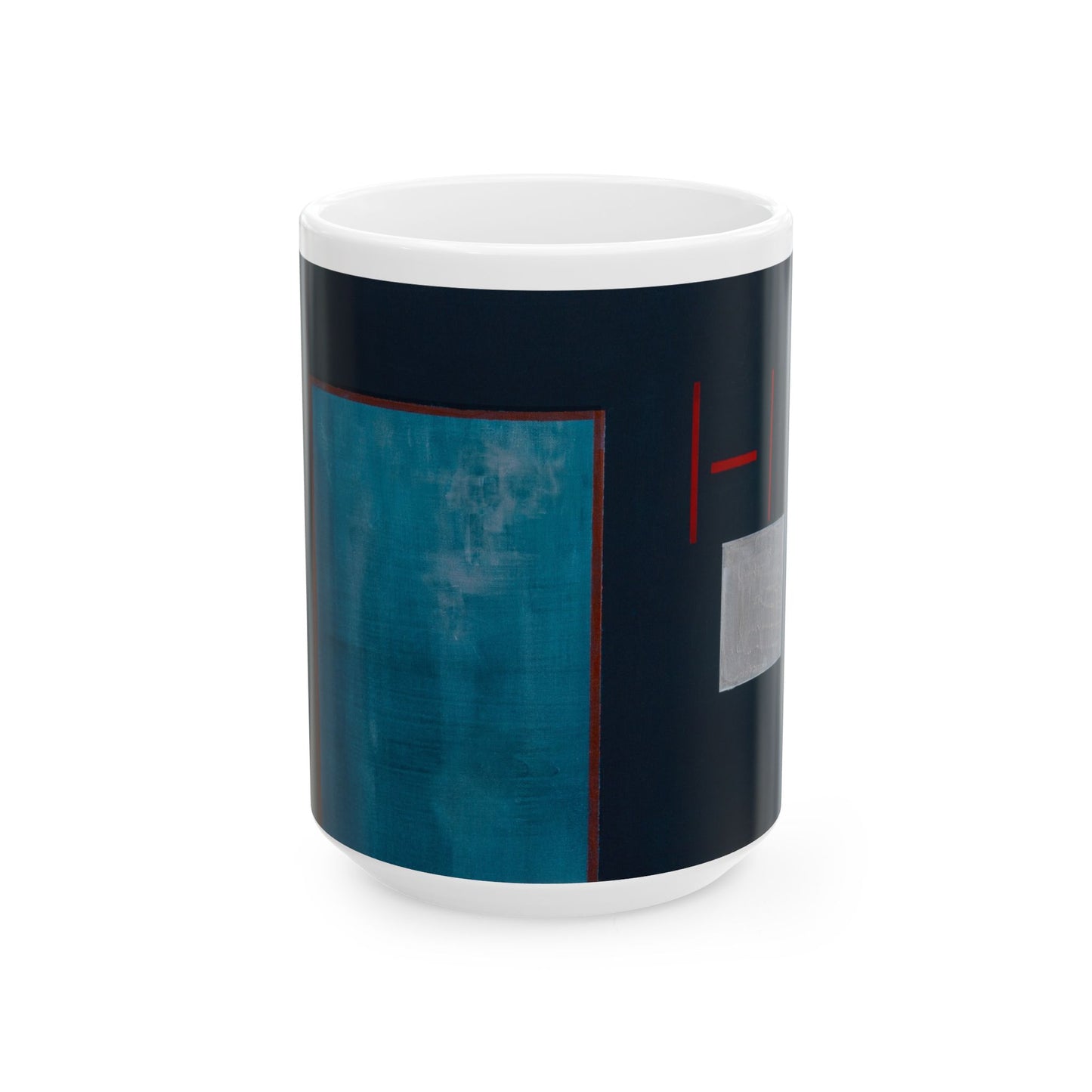 Stylish Ceramic Mug - Modern Art Design for Everyday Use, Coffee Lovers, Gift for Him/Her, Kitchen Decor, Unique Home Office