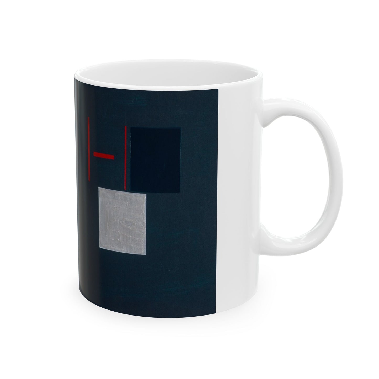 Stylish Ceramic Mug - Modern Art Design for Everyday Use, Coffee Lovers, Gift for Him/Her, Kitchen Decor, Unique Home Office