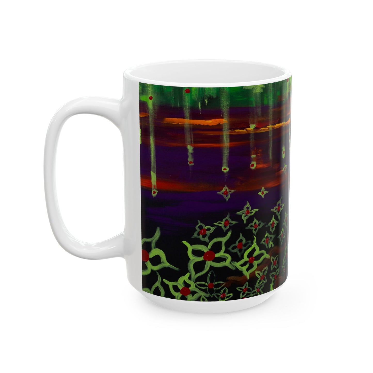 Celestial Dreamscape Ceramic Mug, Galaxy Mug, Starry Night Coffee Cup, Unique Gift for Astronomers, Night Owl Decor