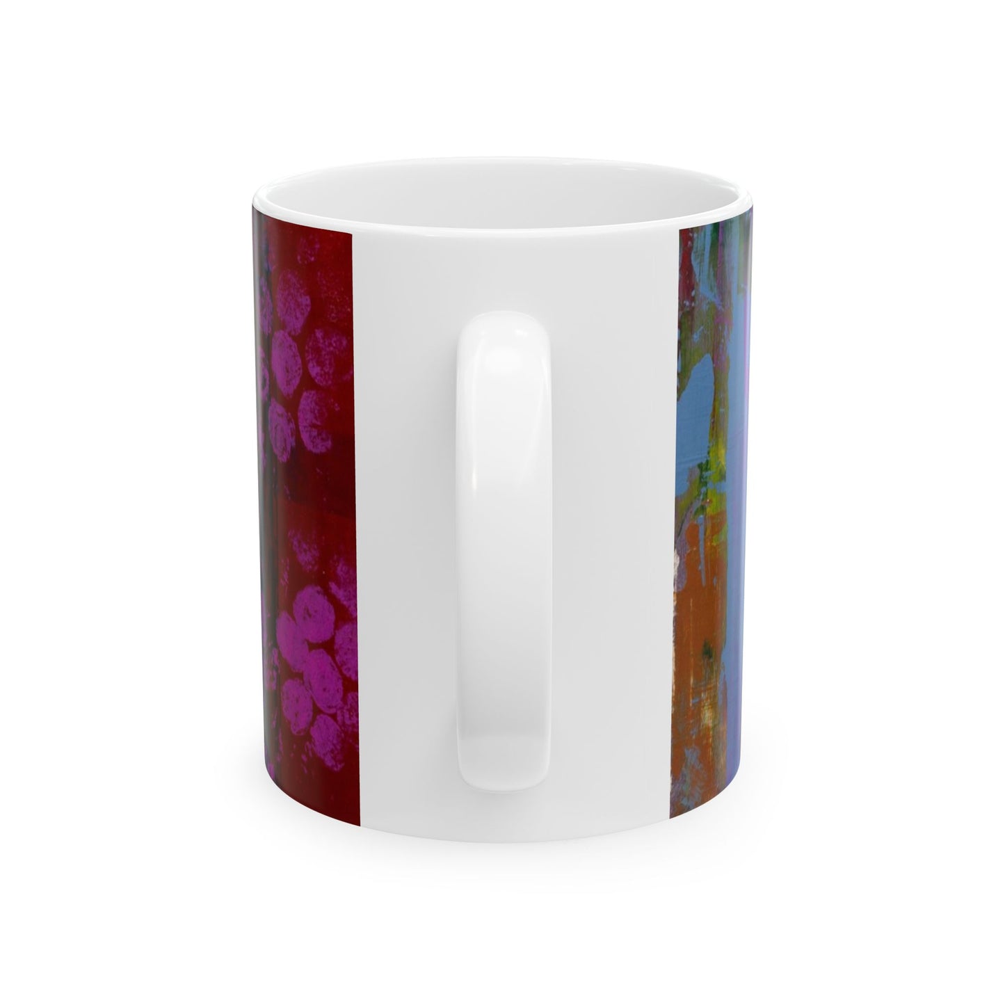 Vibrant Artistic Ceramic Mug - Ideal Gift for Art Lovers, Coffee Enthusiasts, Home Decor, Birthday, or Any Occasion
