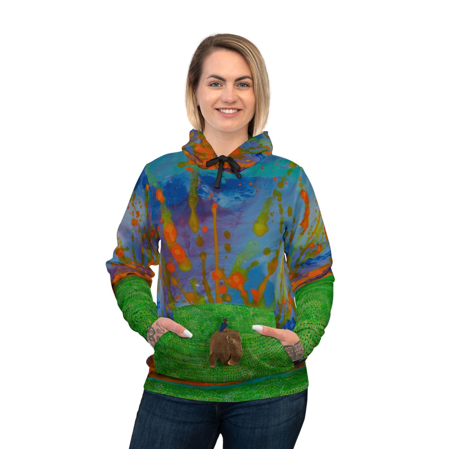 Copy of Colorful Abstract Athletic Hoodie