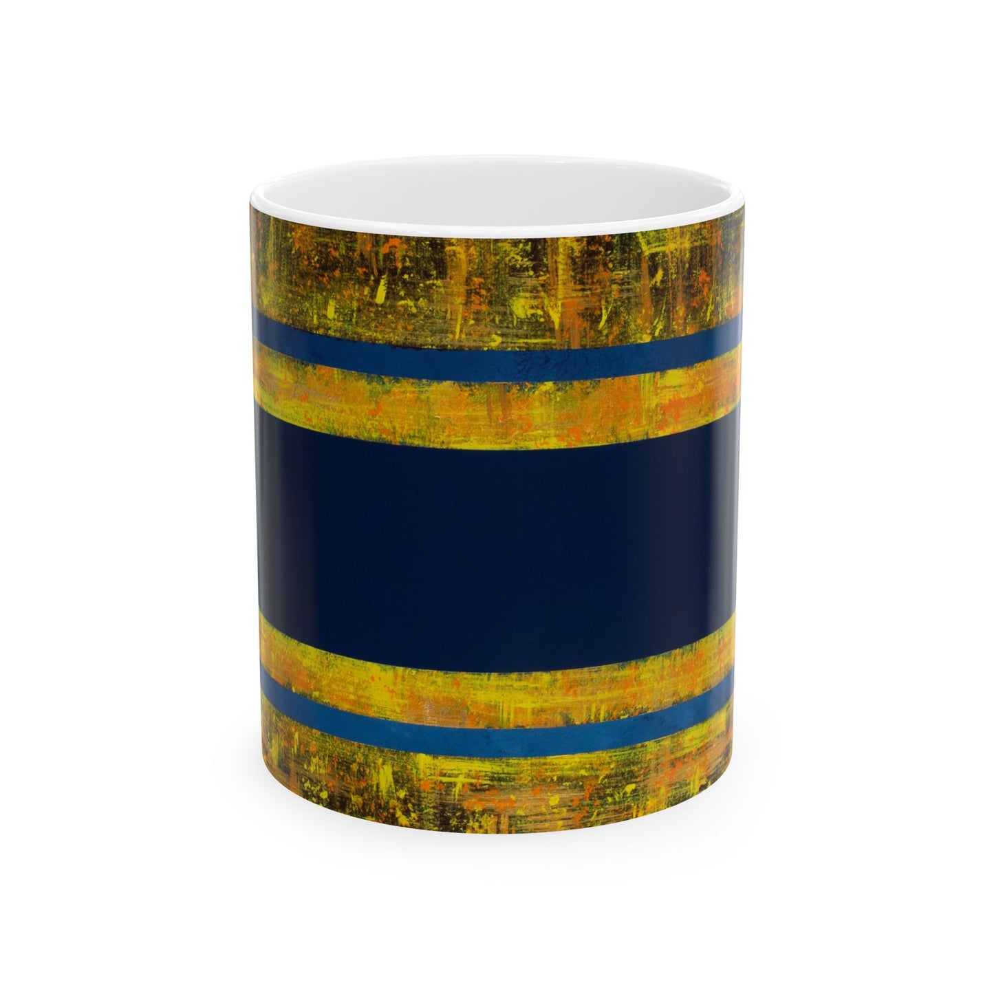 Vibrant Abstract Ceramic Mug - Colorful Coffee Cup, Art Lover Gift, Unique Kitchen Decor, Modern Tea Mug, Home Office Essential