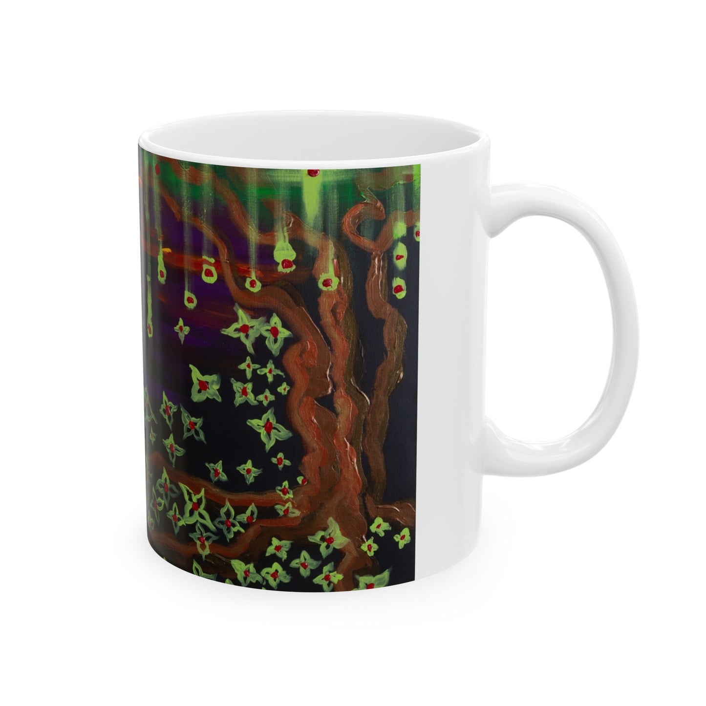 Celestial Dreamscape Ceramic Mug, Galaxy Mug, Starry Night Coffee Cup, Unique Gift for Astronomers, Night Owl Decor