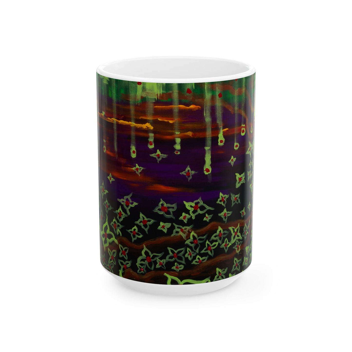 Celestial Dreamscape Ceramic Mug, Galaxy Mug, Starry Night Coffee Cup, Unique Gift for Astronomers, Night Owl Decor