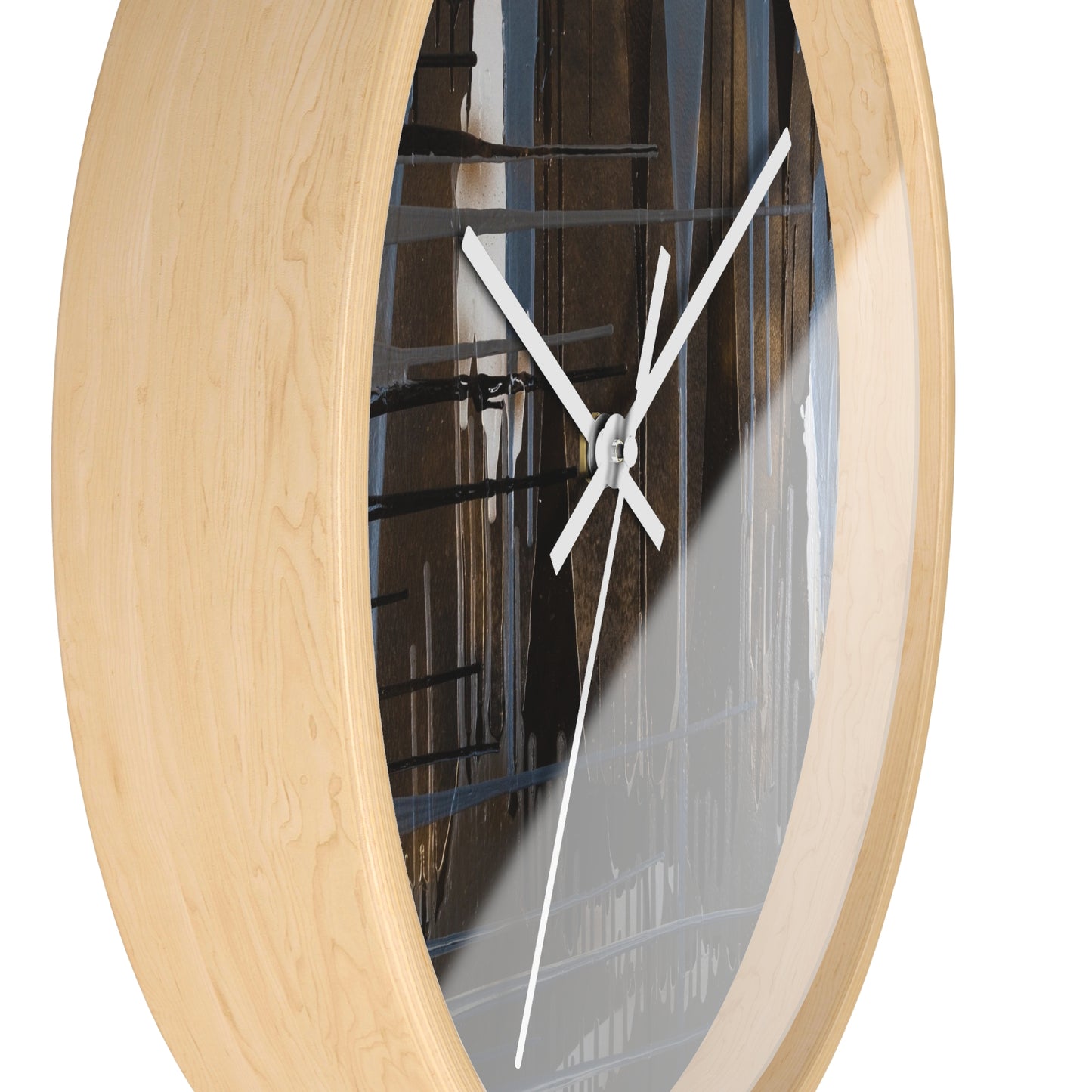 Modern Abstract Wall Clock, Contemporary Home Decor, Unique Gift for Art Lovers, Minimalist Clock for Living Room, Artistic Timepiece