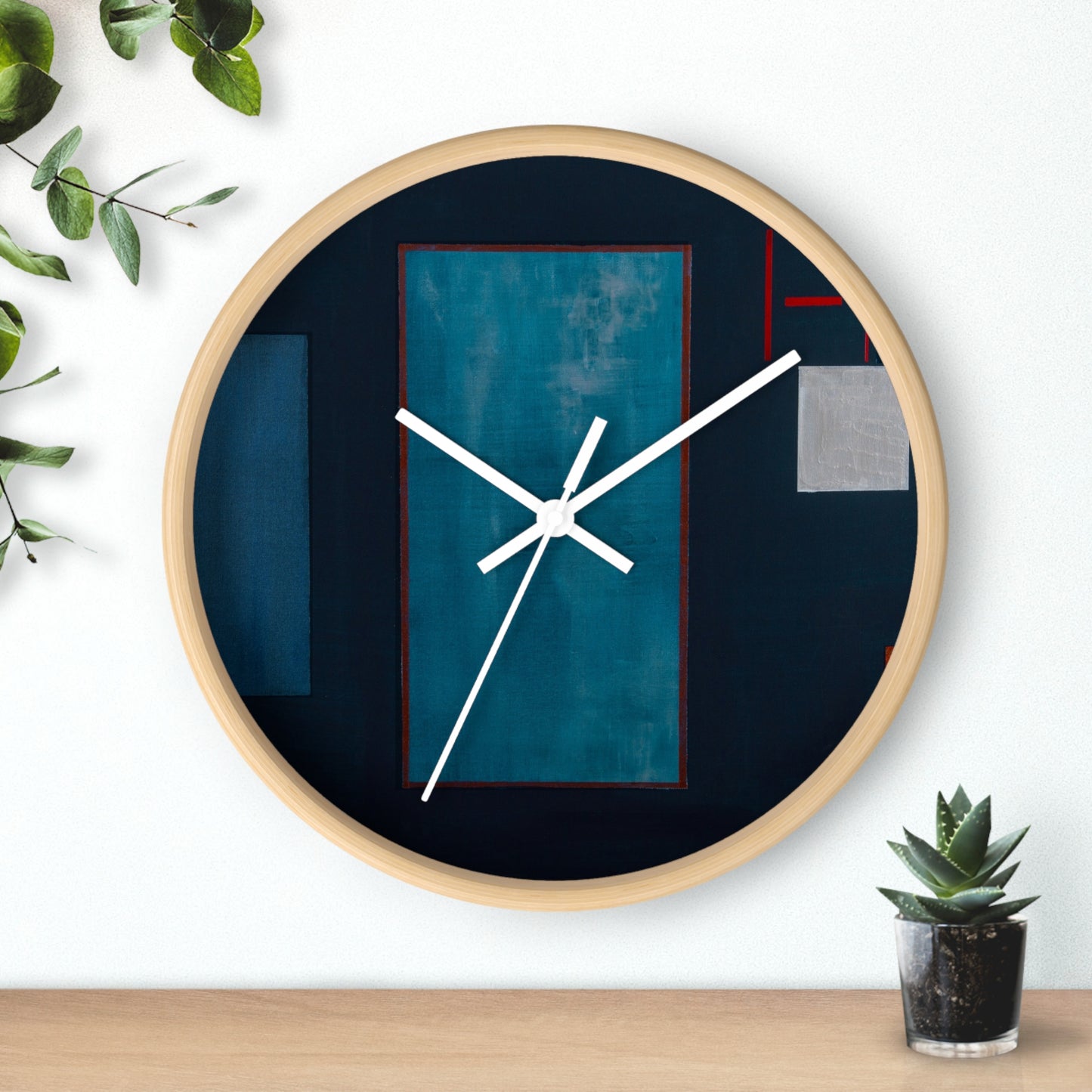 Modern Abstract Wall Clock | Home Decor, Art Clock, Unique Gift, Minimalist Decor, Timeless Wall Art