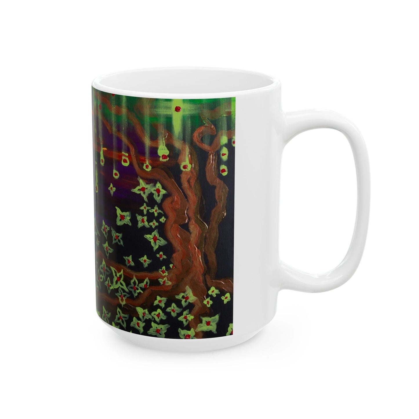 Celestial Dreamscape Ceramic Mug, Galaxy Mug, Starry Night Coffee Cup, Unique Gift for Astronomers, Night Owl Decor