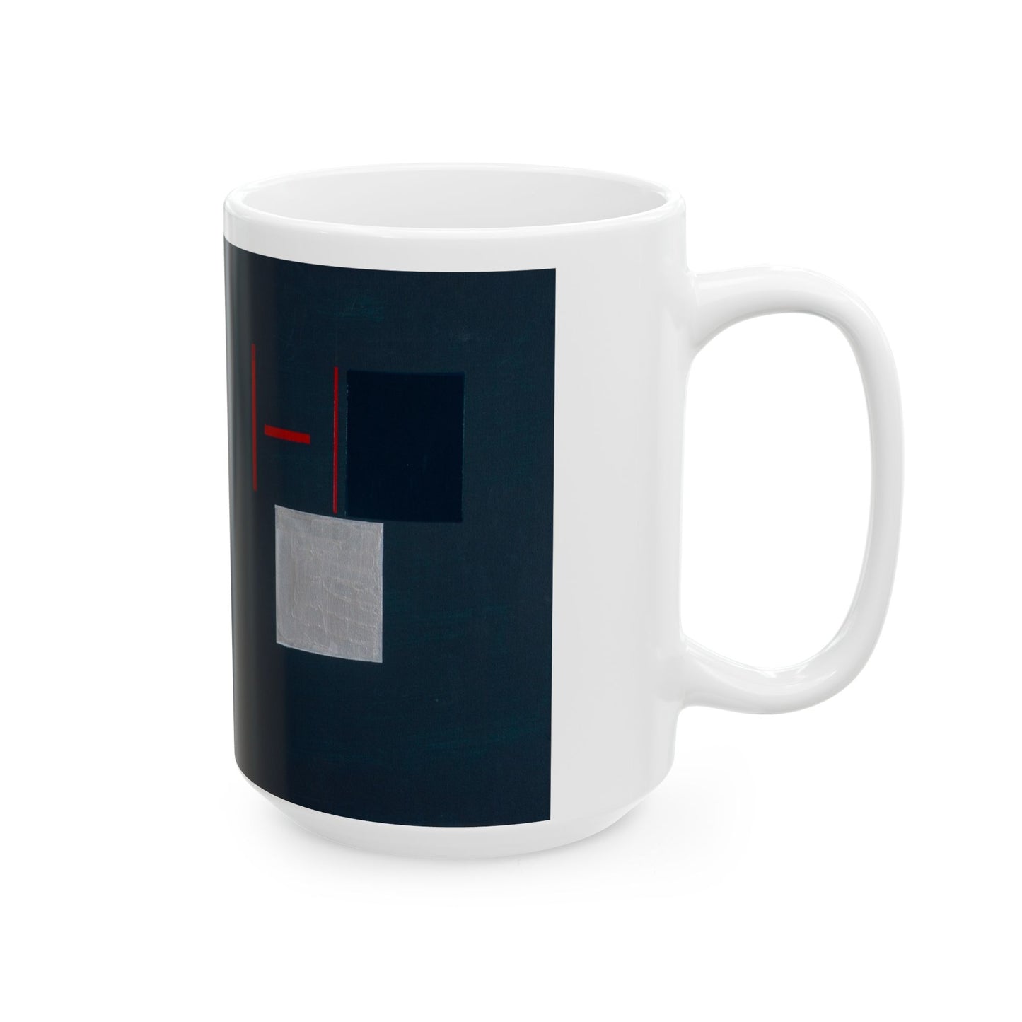 Stylish Ceramic Mug - Modern Art Design for Everyday Use, Coffee Lovers, Gift for Him/Her, Kitchen Decor, Unique Home Office