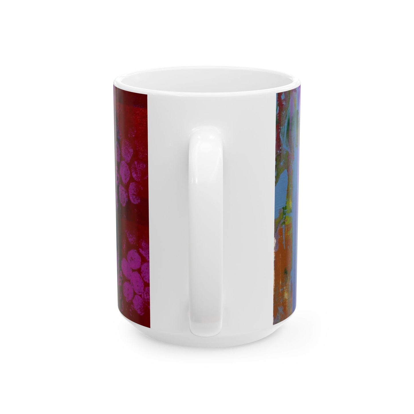 Vibrant Artistic Ceramic Mug - Ideal Gift for Art Lovers, Coffee Enthusiasts, Home Decor, Birthday, or Any Occasion