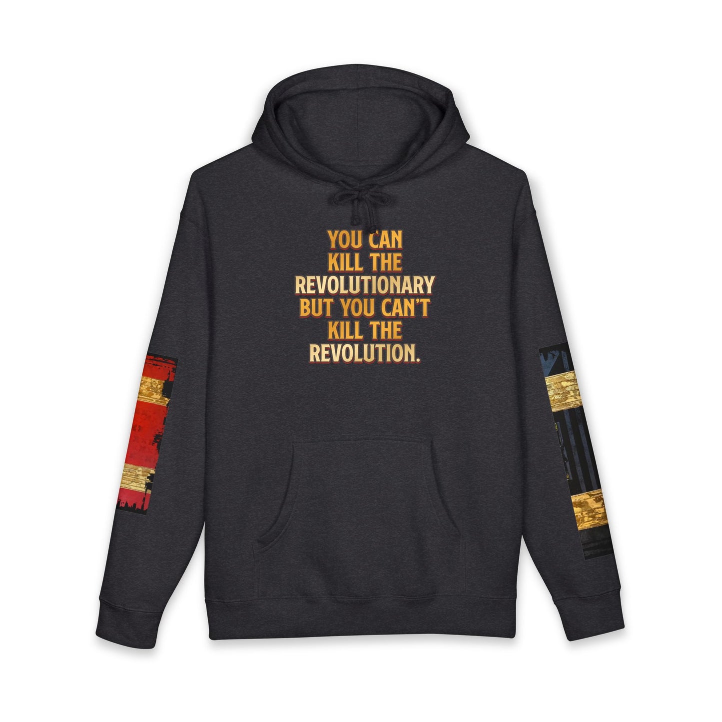 Freedom Won  Hoodie — Full  Graphic Pullover, Sleeve Embellishment
