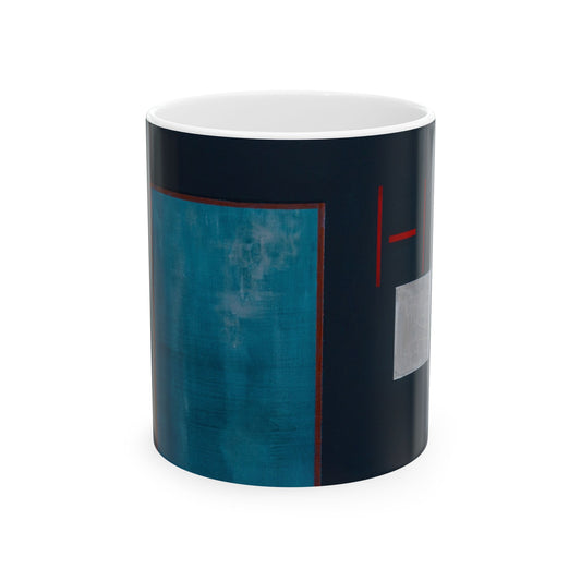 Stylish Ceramic Mug - Modern Art Design for Everyday Use, Coffee Lovers, Gift for Him/Her, Kitchen Decor, Unique Home Office