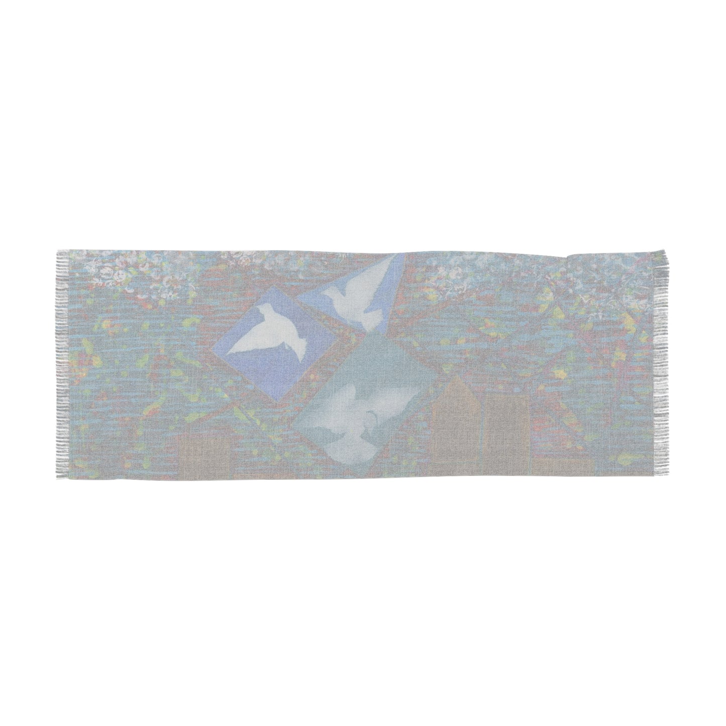 Vibrant Lightweight Scarf - Perfect for Spring Styling, Fashion Accessory, Gift for Her, Colorful Wrap, Boho-Chic