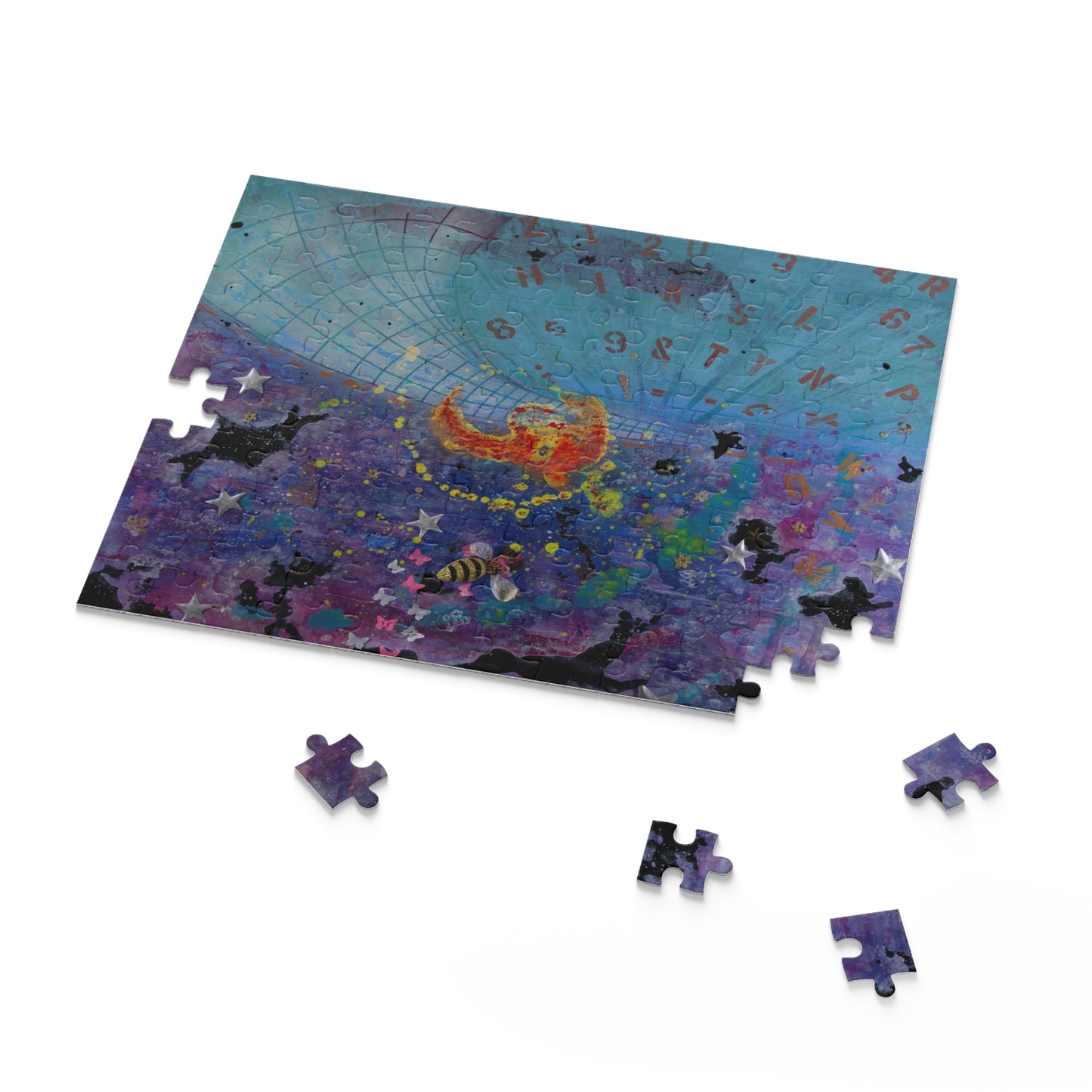 Puzzle — Celestial Cat Constellation Jigsaw (120/252/500 Pieces)