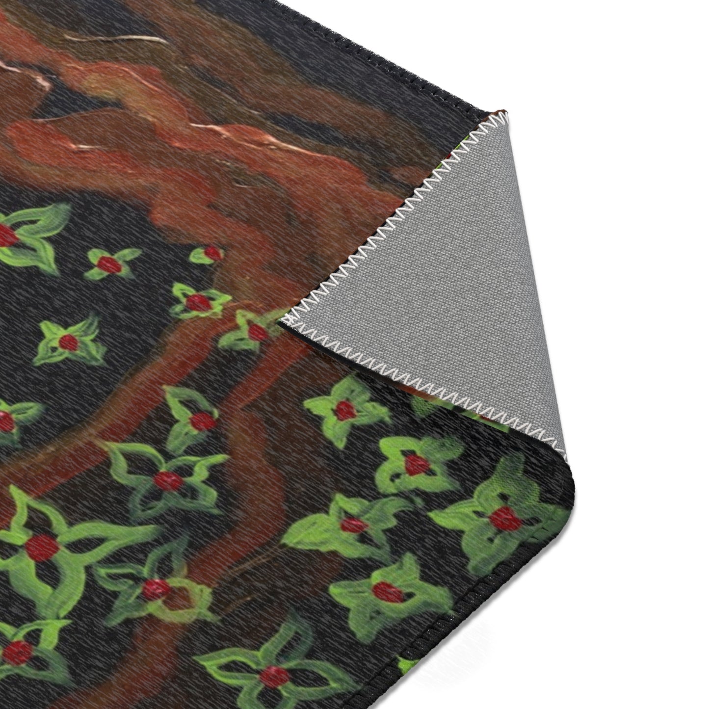 Vibrant Floral Area Rug for Cozy Spaces, Bohemian Decor, Living Room Accent, Homewarming Gift, Boho Area Rug