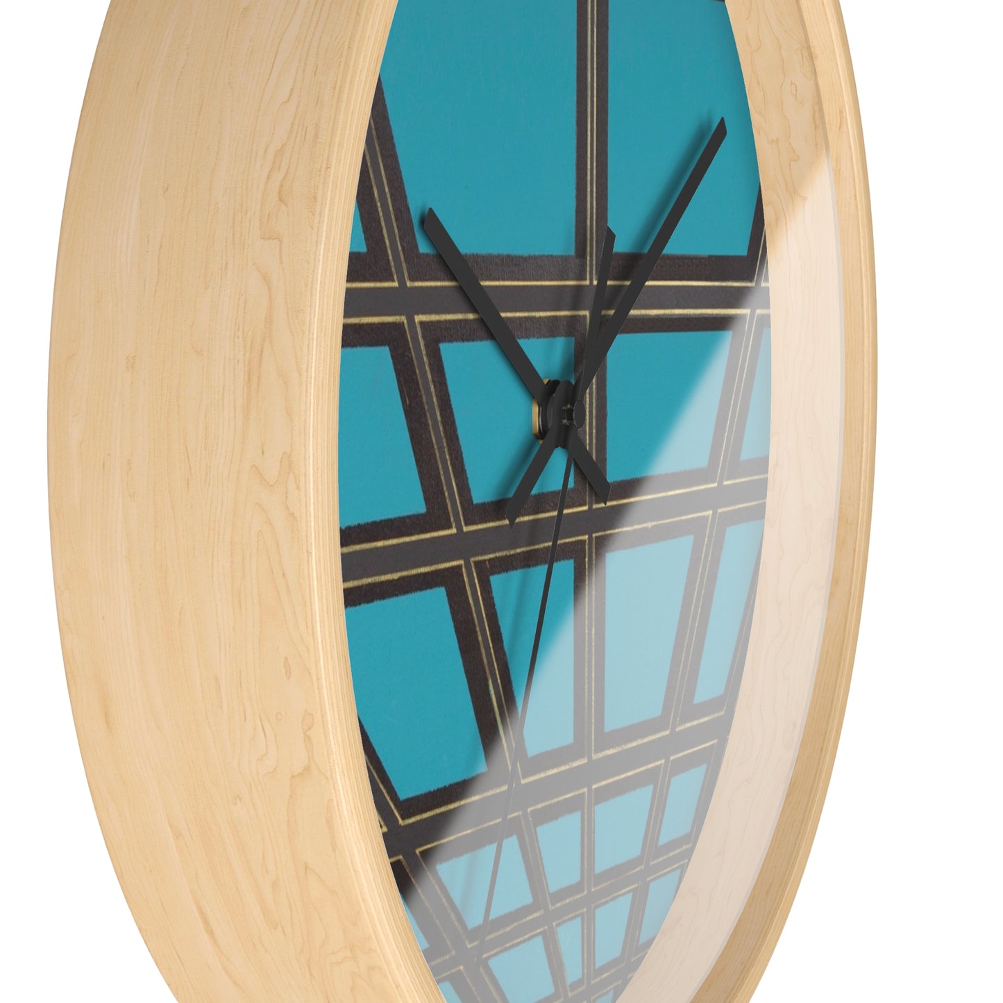 Modern Geometric Wall Clock - Stylish Home Decor, Unique Gift for Housewarming, Minimalist Clock, Timeless Design