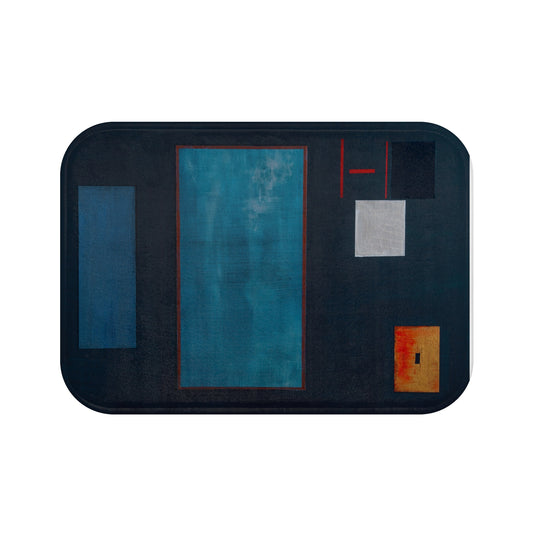 Abstract Modern Bath Mat - Vibrant Home Decor for Stylish Bathrooms