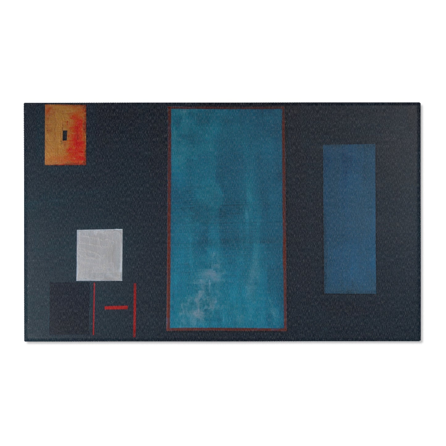 Modern Abstract Area Rug, Stylish Home Decor, Living Room, Bedroom, Office Mat, Unique Gift Idea, Floor Covering