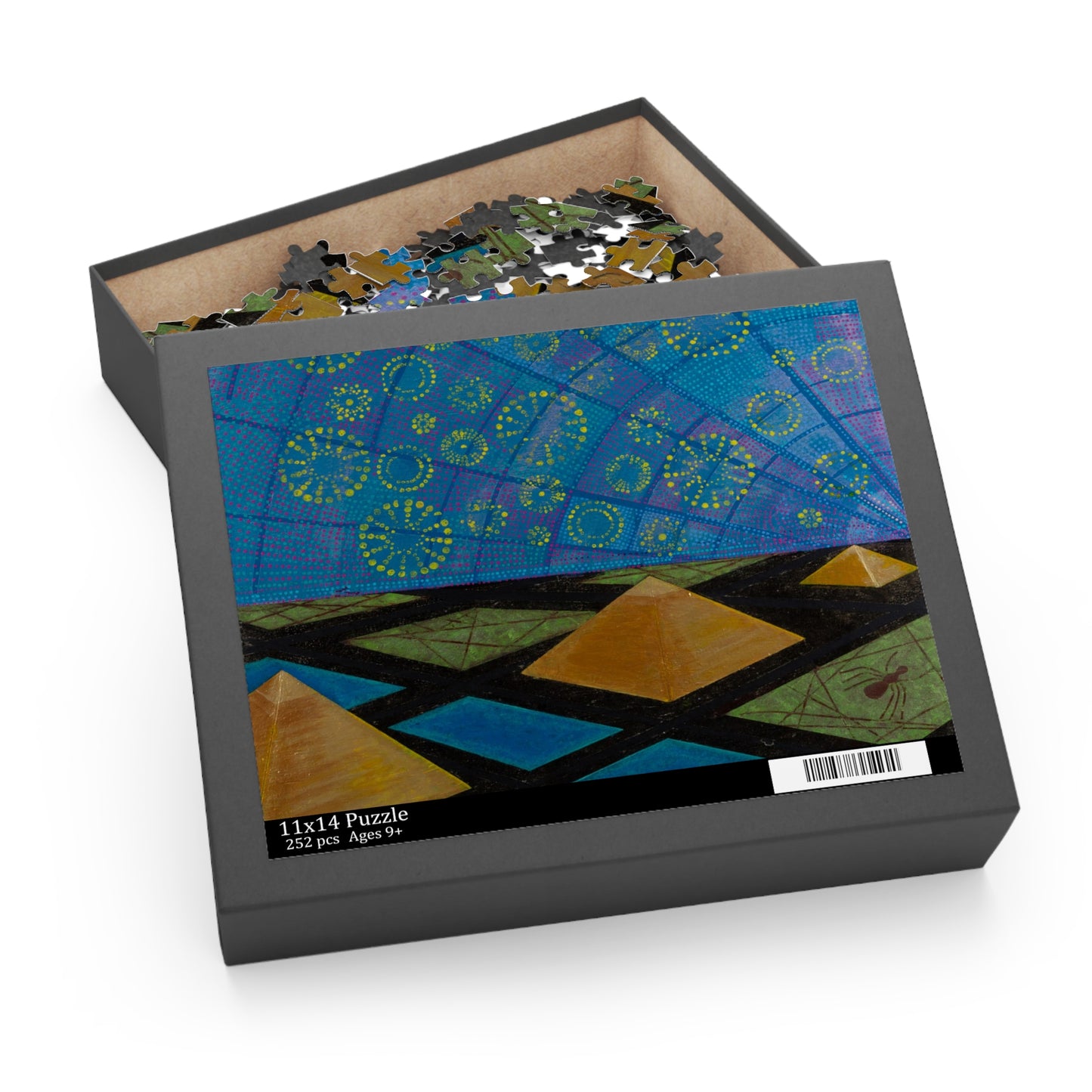 Abstract Geometric Nightscape Puzzle (120/252/500 Piece)