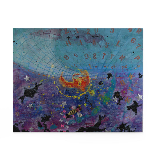 Puzzle — Celestial Cat Constellation Jigsaw (120/252/500 Pieces)