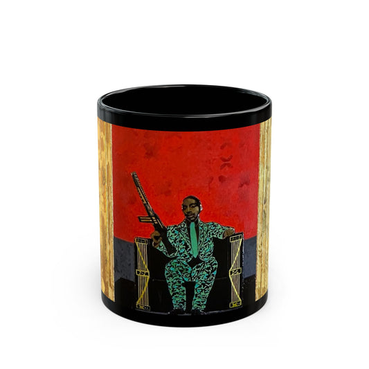 Freedom Won Mug — Coffee Cup with General on Throne