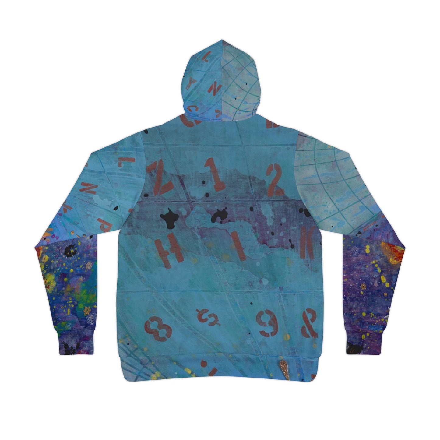 Galaxy Colorful Abstract Athletic Hoodie