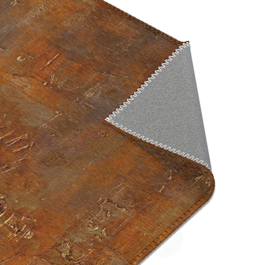 Rustic Area Rug for Cozy Home Decor, Bohemian Living Room Accent, Farmhouse Style Rug, Vintage Floor Mat, Unique Gift Idea