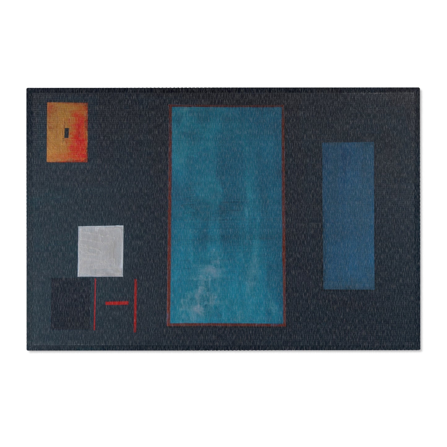 Modern Abstract Area Rug, Stylish Home Decor, Living Room, Bedroom, Office Mat, Unique Gift Idea, Floor Covering