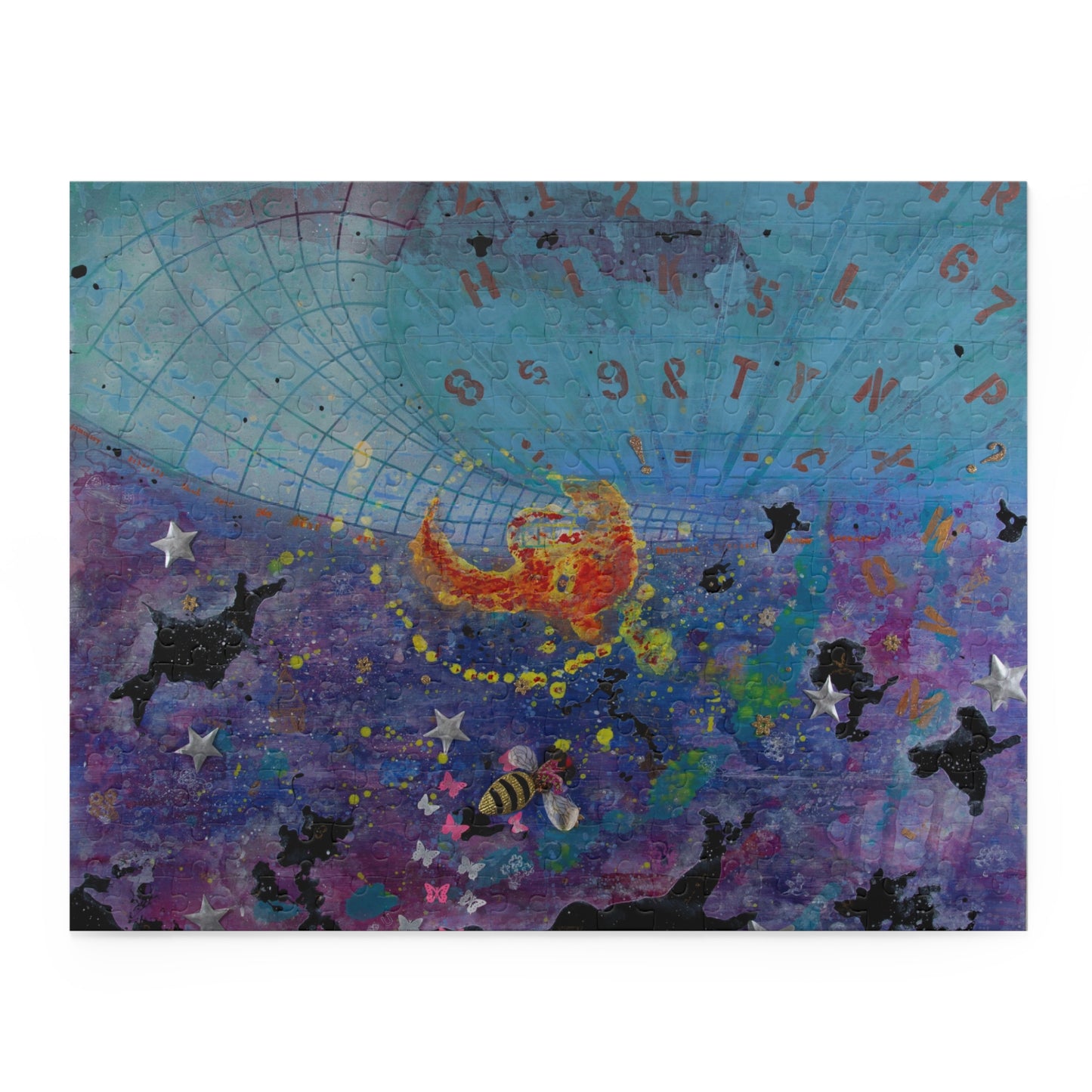 Puzzle — Celestial Cat Constellation Jigsaw (120/252/500 Pieces)