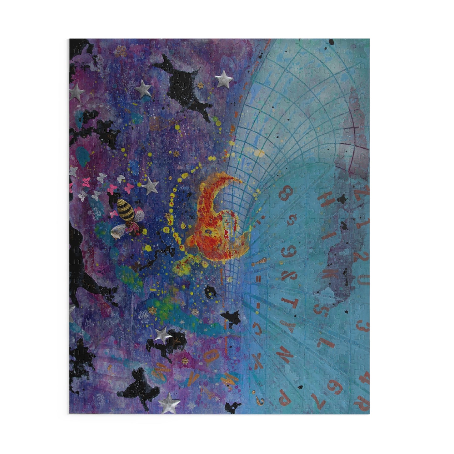 Puzzle — Celestial Cat Constellation Jigsaw (120/252/500 Pieces)