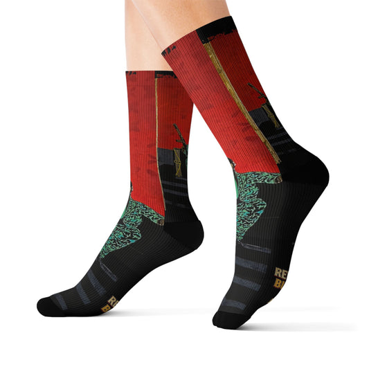Freedom Won Sublimation Socks — Modern Crew Socks