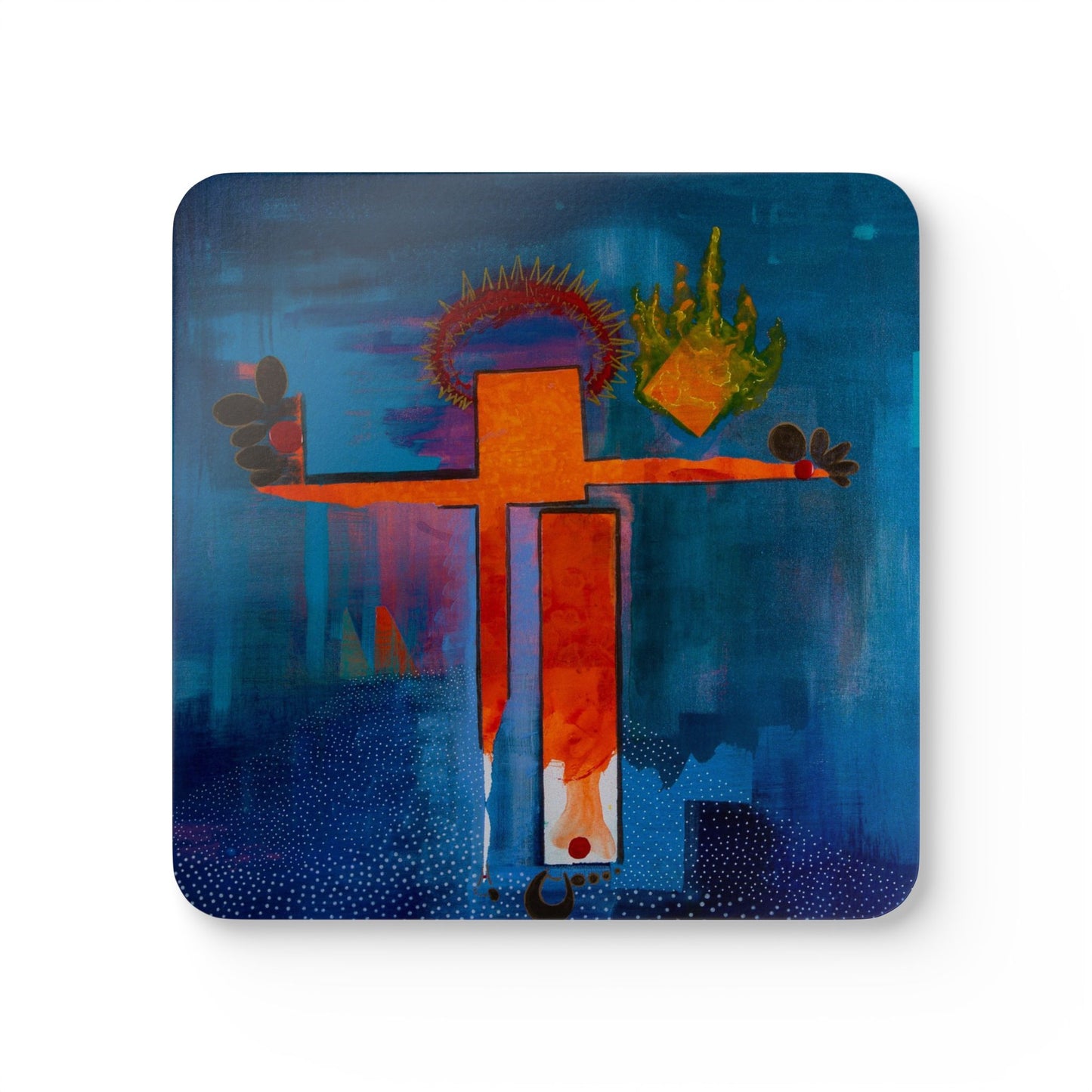 Artistic Cork Coaster Set - Eco-Friendly Drink Coasters for Home Decor