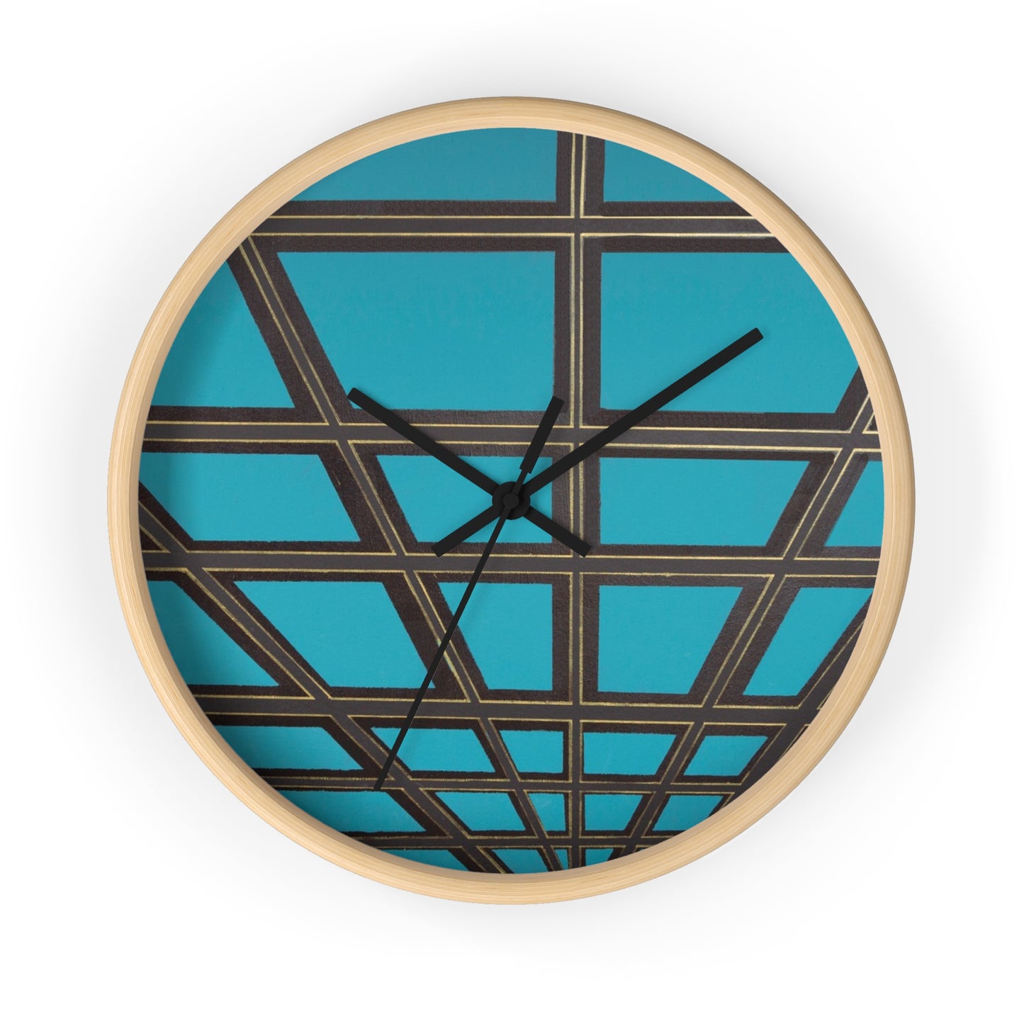 Modern Geometric Wall Clock - Stylish Home Decor, Unique Gift for Housewarming, Minimalist Clock, Timeless Design