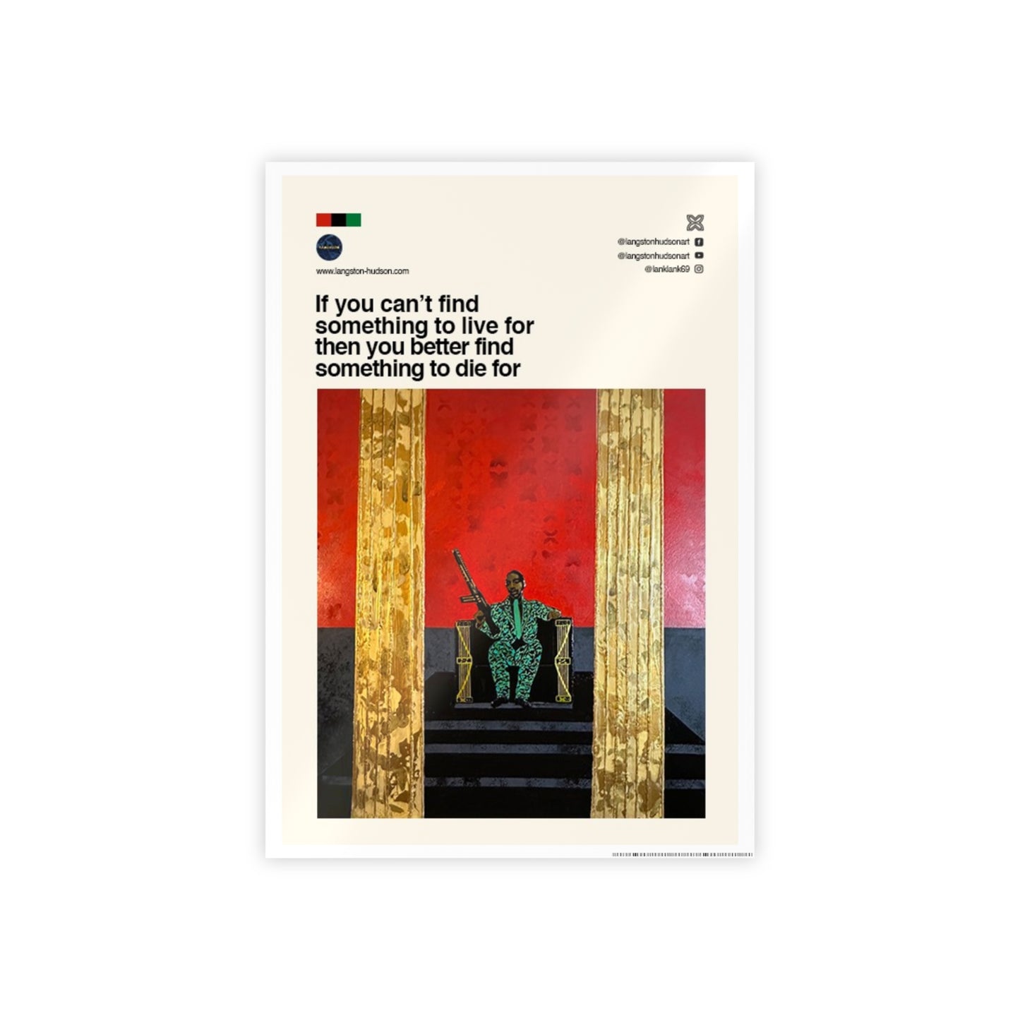 Gloss Poster — "Freedom Won" Art Print