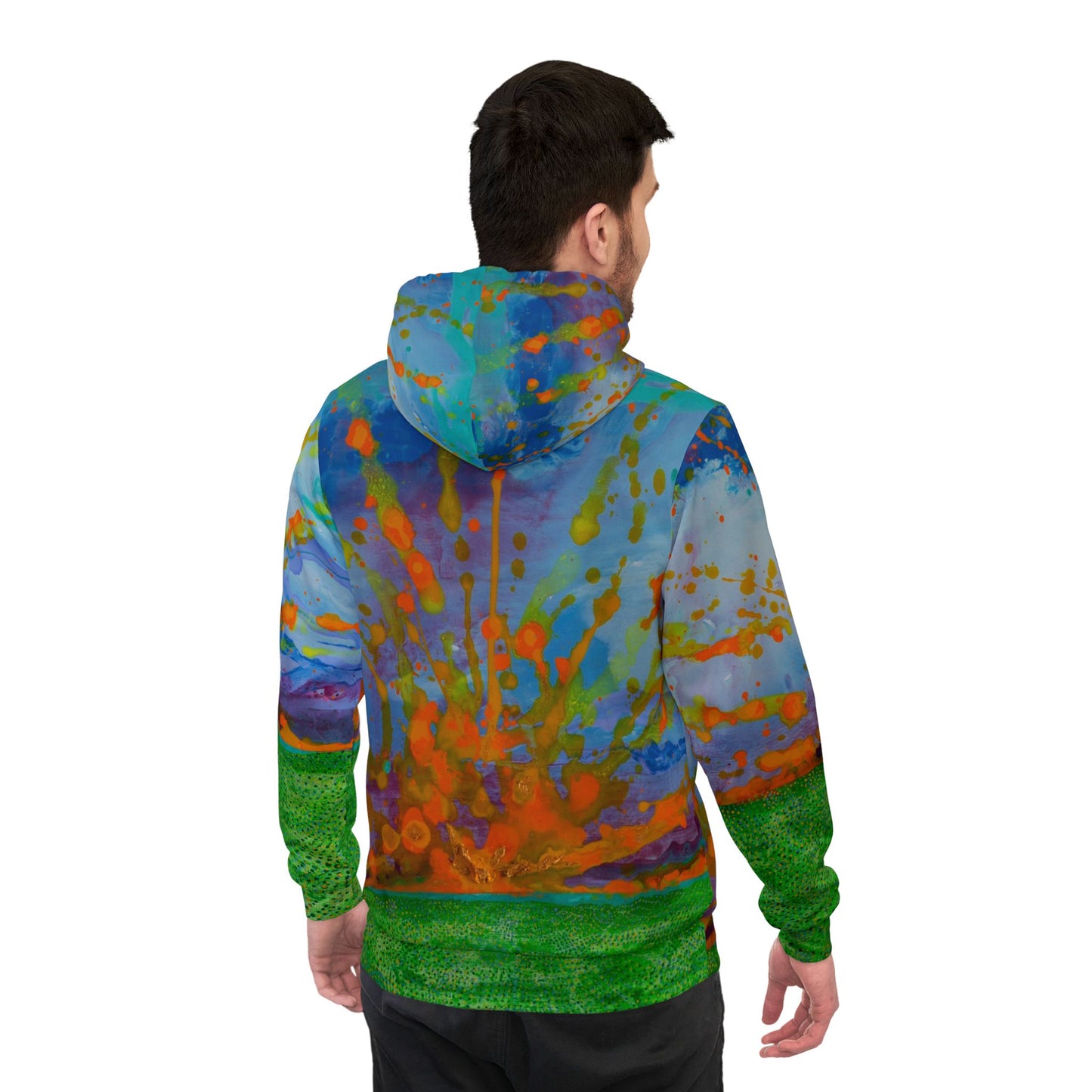 Copy of Colorful Abstract Athletic Hoodie