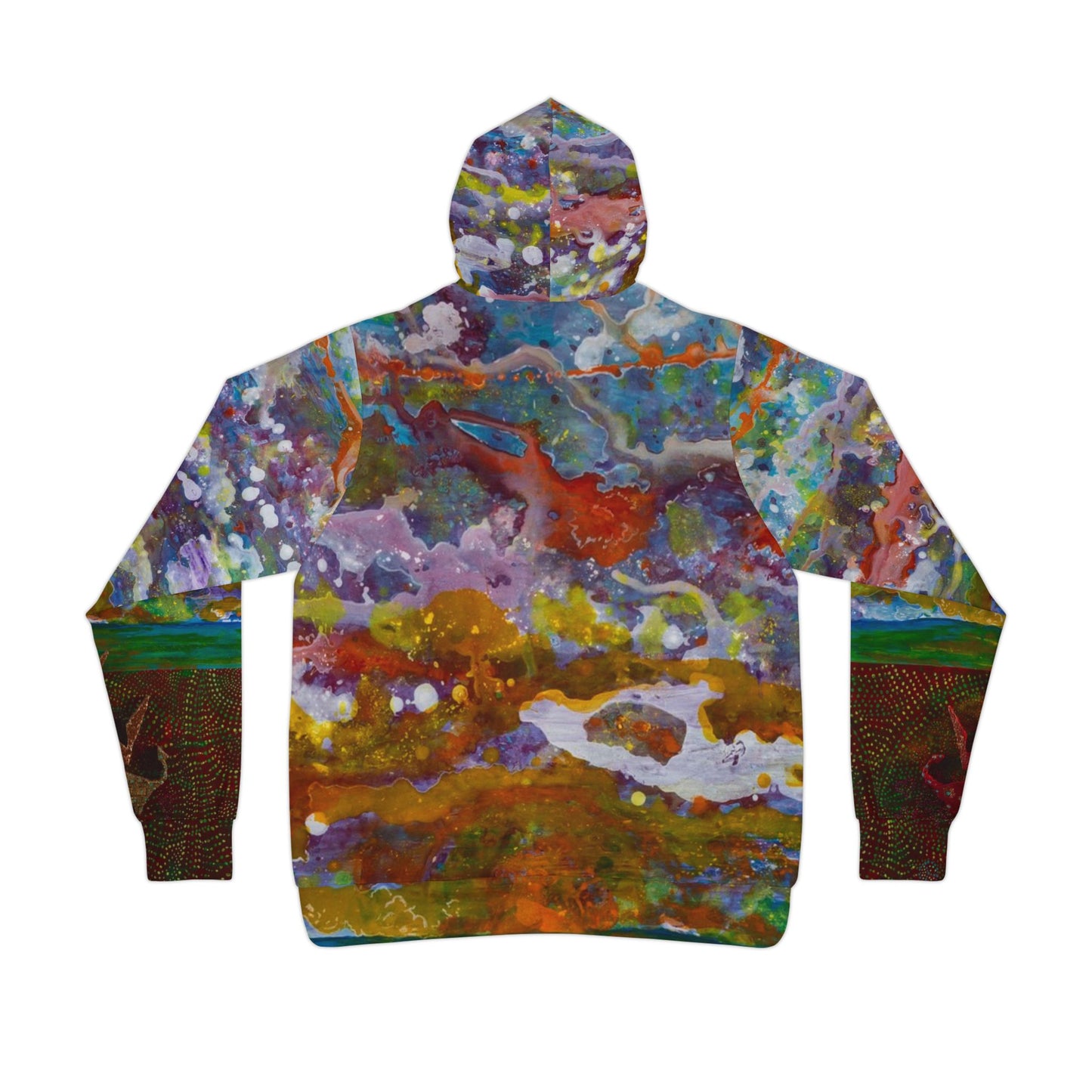 Colorful Abstract Athletic Hoodie