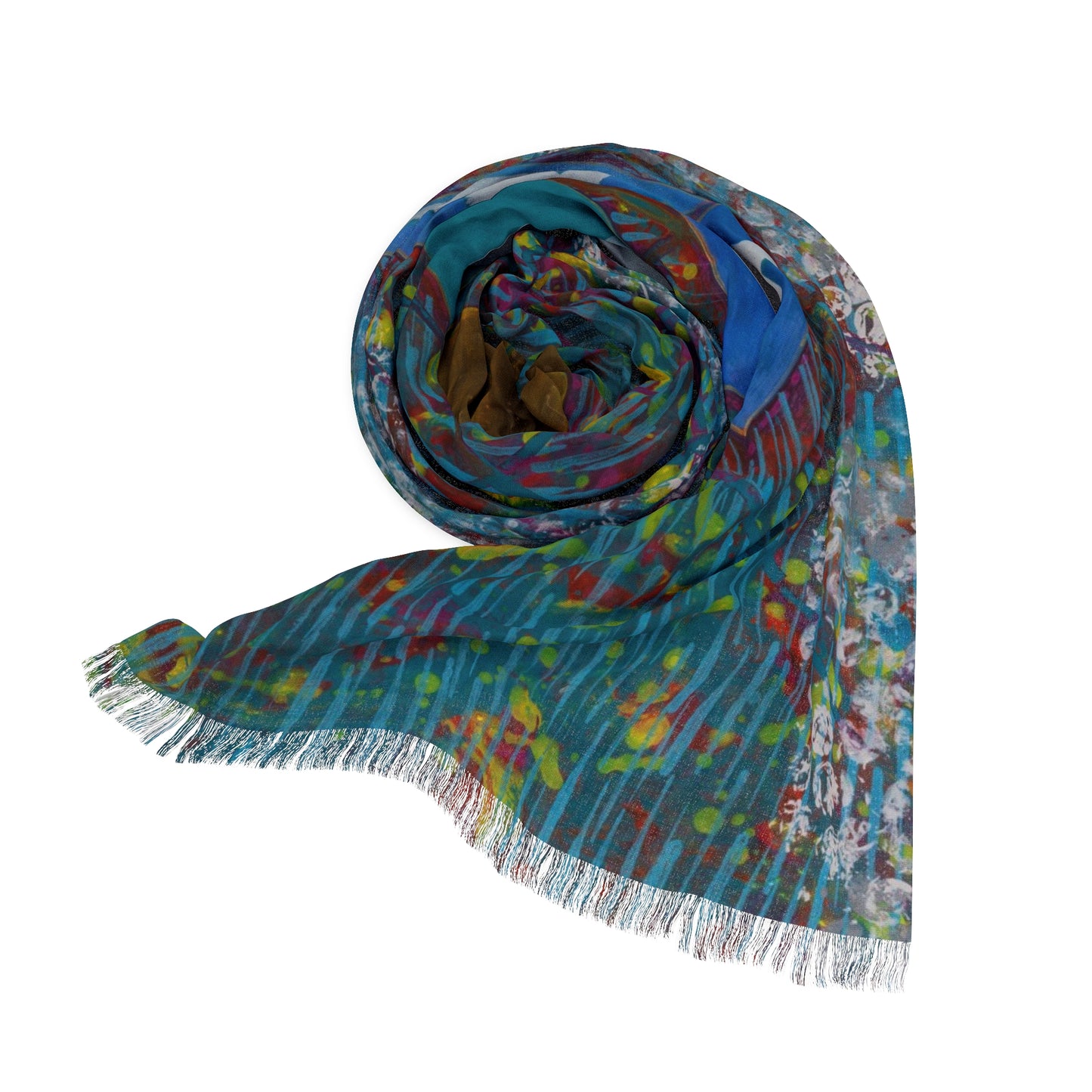 Vibrant Lightweight Scarf - Perfect for Spring Styling, Fashion Accessory, Gift for Her, Colorful Wrap, Boho-Chic