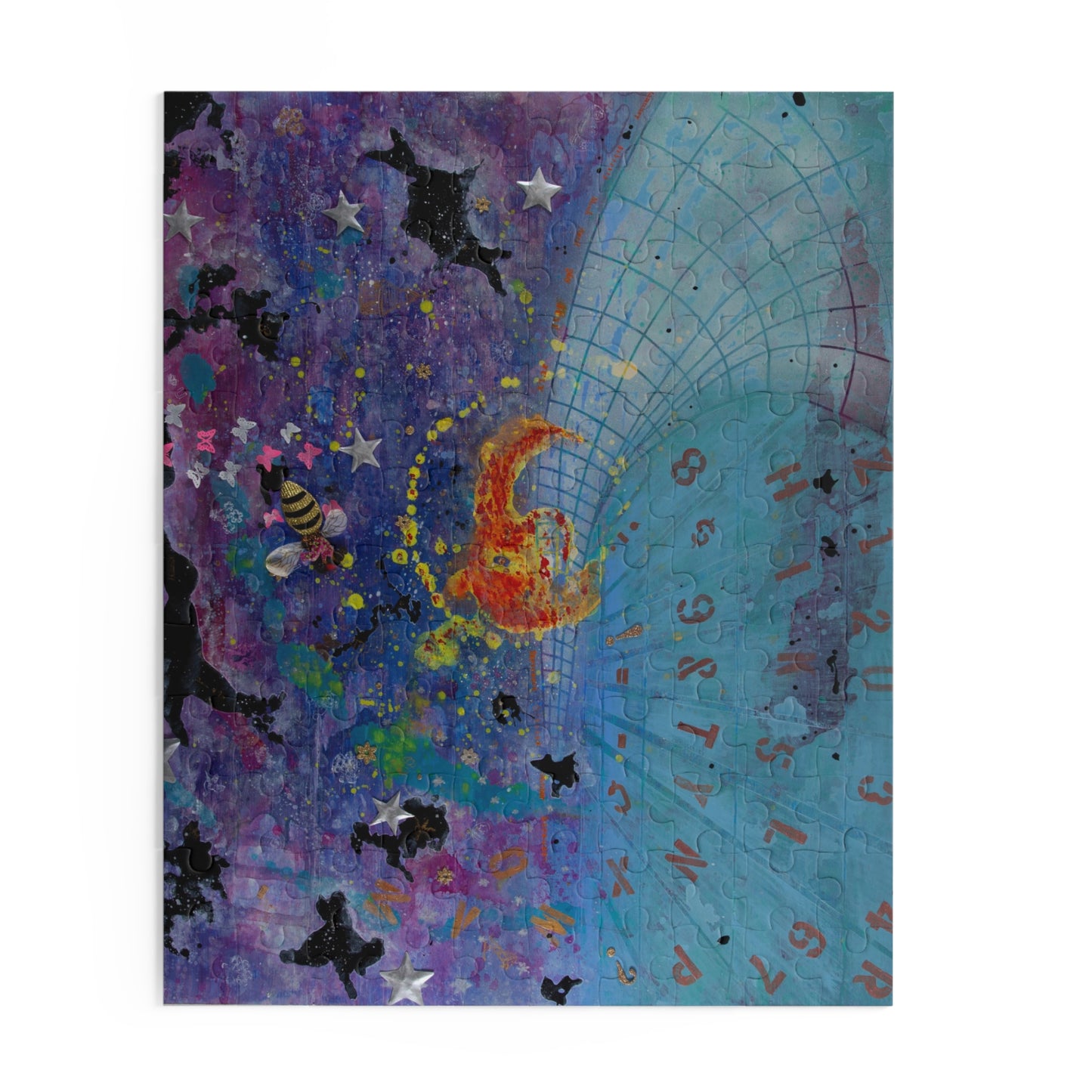 Puzzle — Celestial Cat Constellation Jigsaw (120/252/500 Pieces)