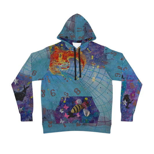 Galaxy Colorful Abstract Athletic Hoodie