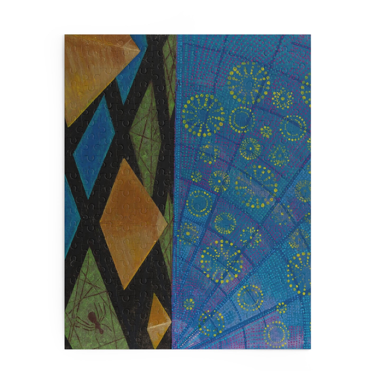 Abstract Geometric Nightscape Puzzle (120/252/500 Piece)