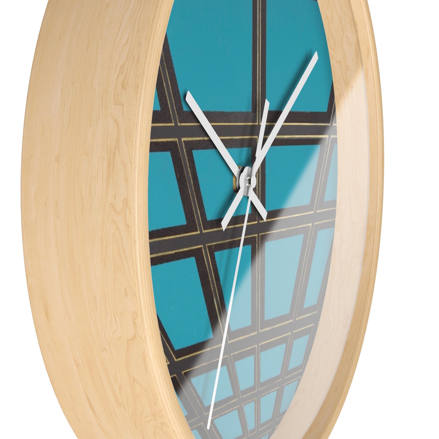 Modern Geometric Wall Clock - Stylish Home Decor, Unique Gift for Housewarming, Minimalist Clock, Timeless Design