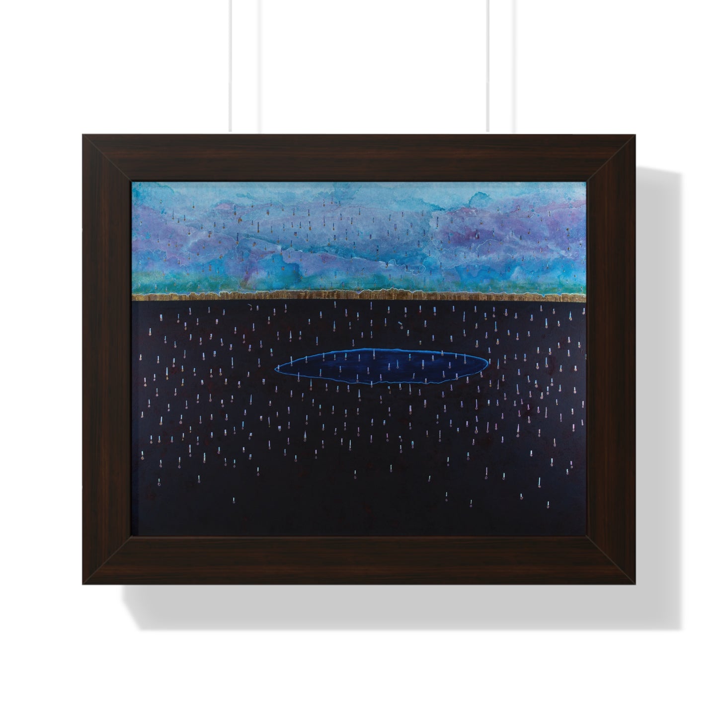 Purple Rain Framed Horizontal Poster