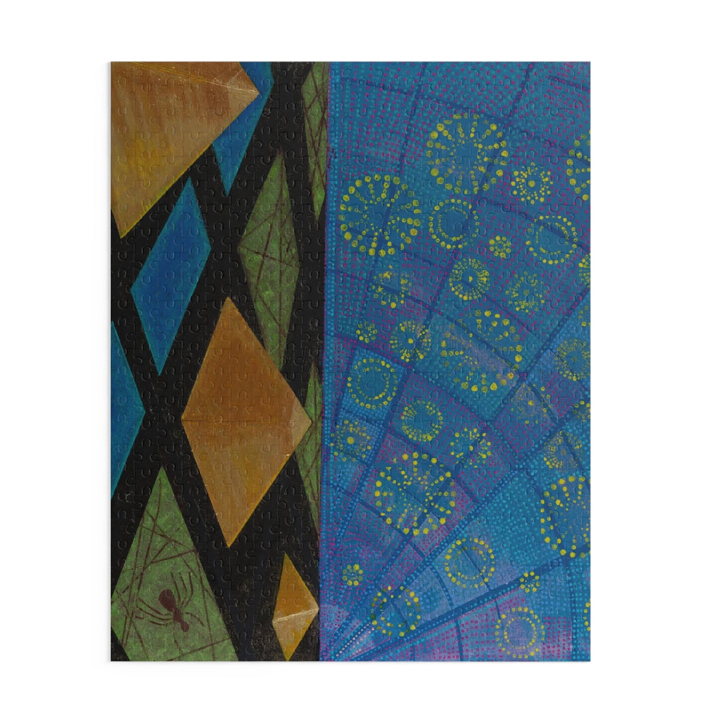 Abstract Geometric Nightscape Puzzle (120/252/500 Piece)