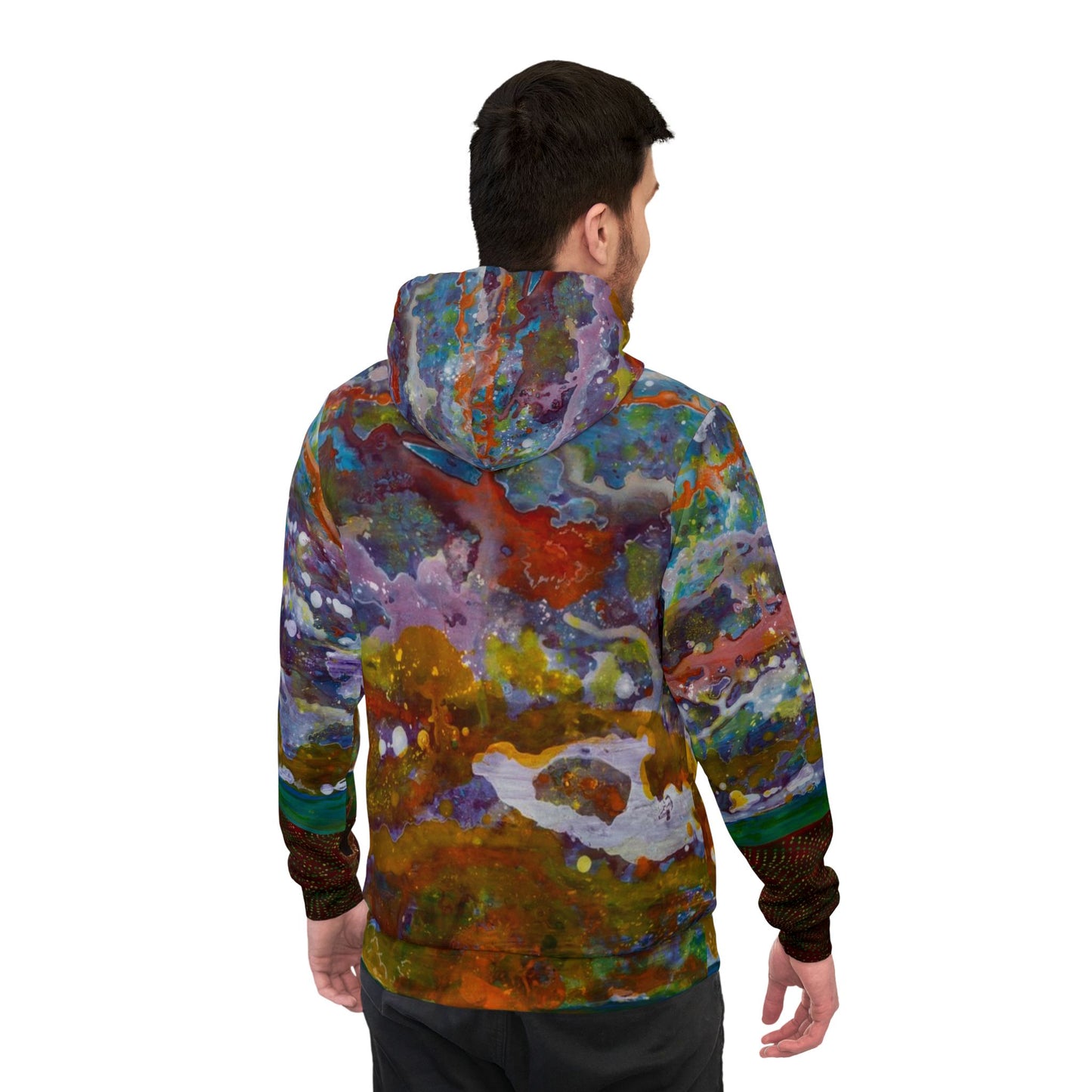 Colorful Abstract Athletic Hoodie