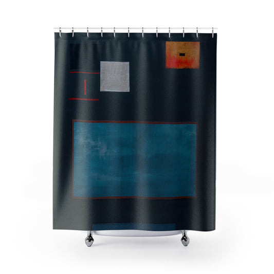 Abstract Modern Shower Curtain - Artistic Bathroom Decor