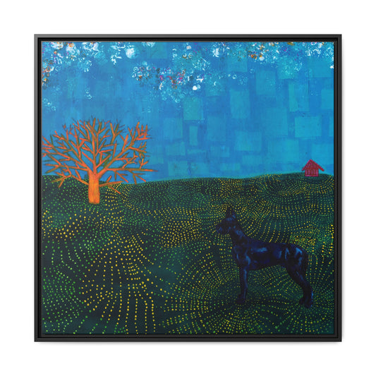 Vibrant Framed Canvas Art Print, Colorful Wall Decor, Unique Home Accent, Ideal Gift for Art Lovers, Living Room or Bedroom Decor