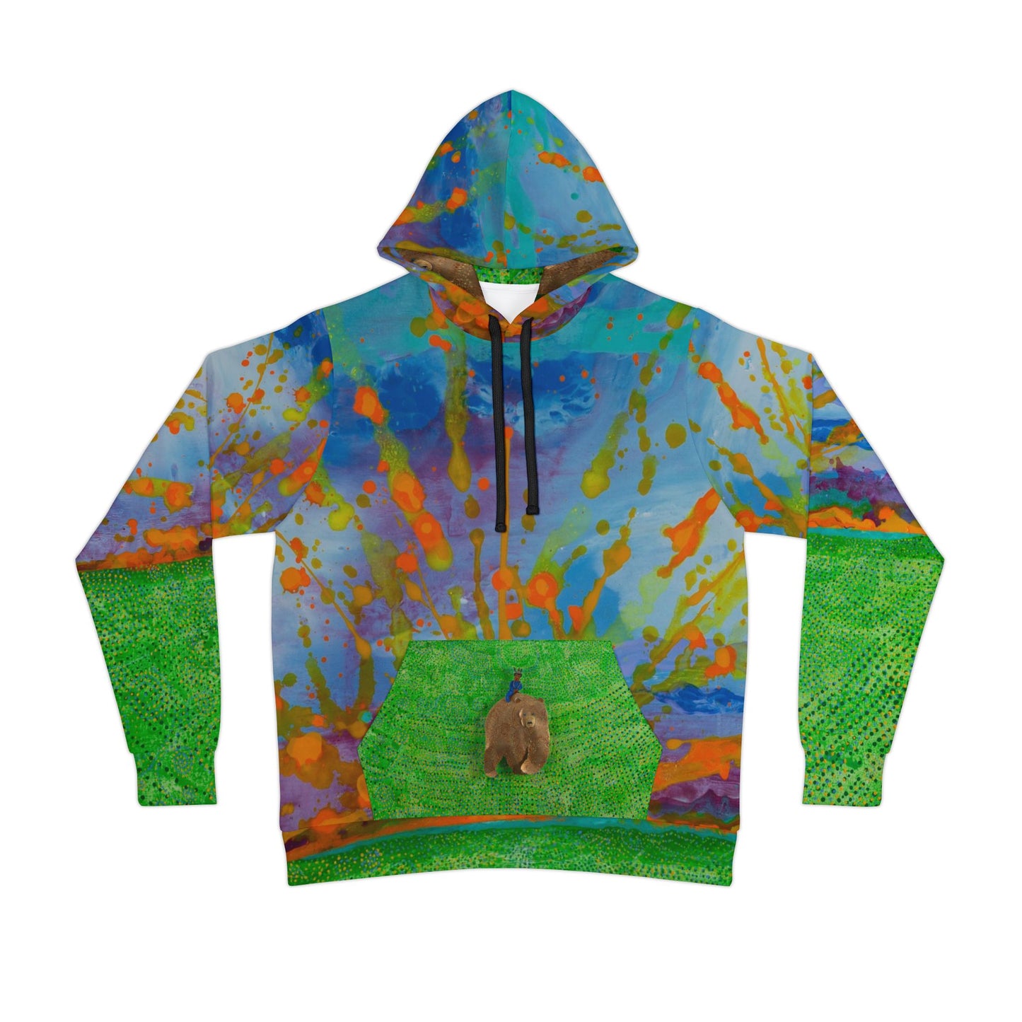 Copy of Colorful Abstract Athletic Hoodie