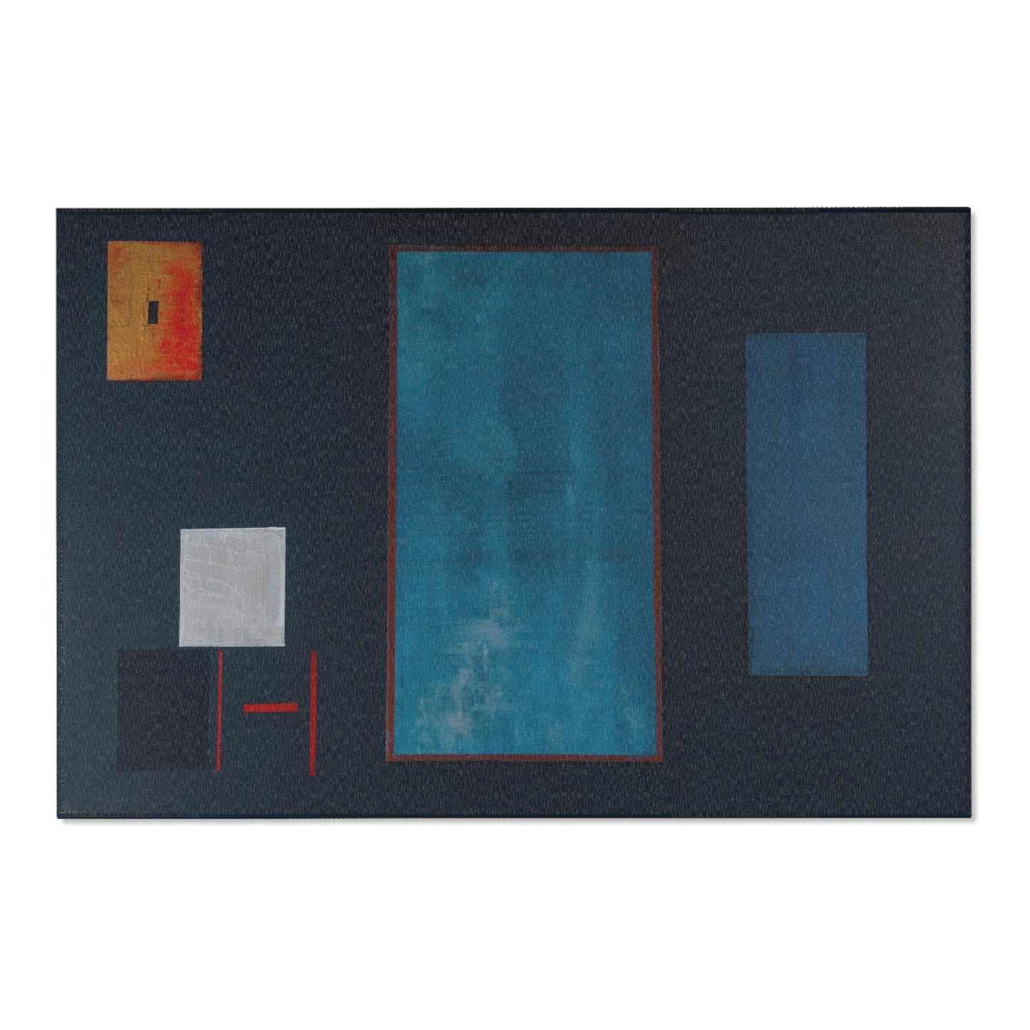 Modern Abstract Area Rug, Stylish Home Decor, Living Room, Bedroom, Office Mat, Unique Gift Idea, Floor Covering